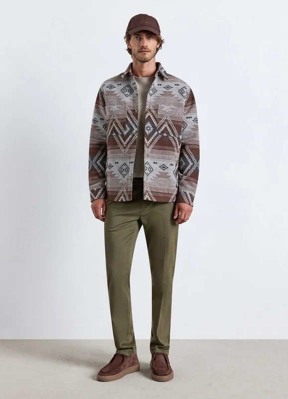 Shacket jacquard fantasia S
