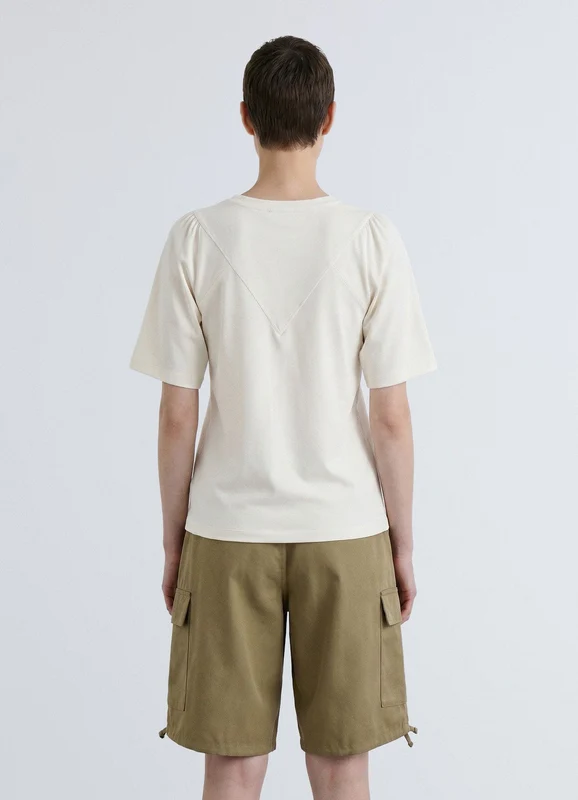 T-shirt manica raglan a tinta unita XL