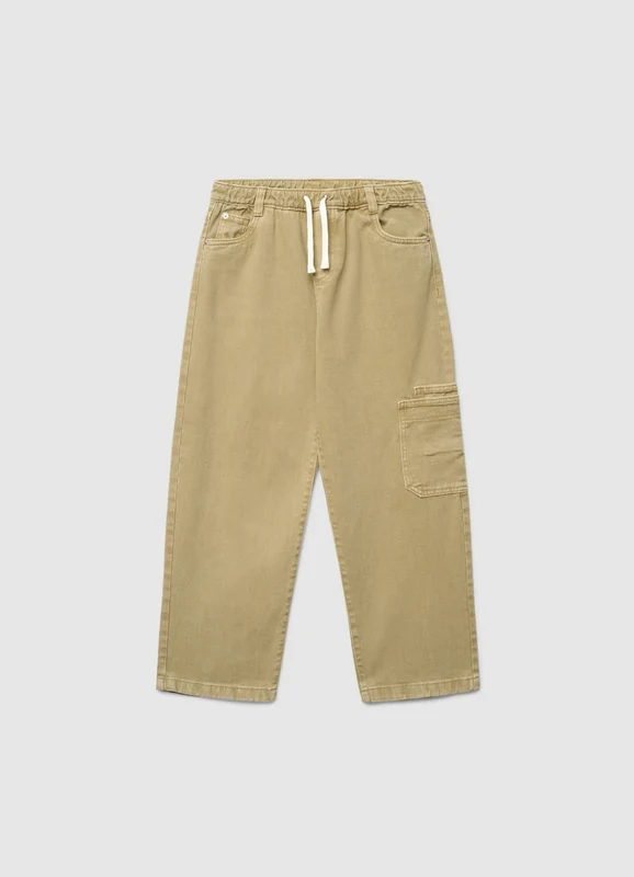 Pantaloni baggy con tasca cargo 8-9