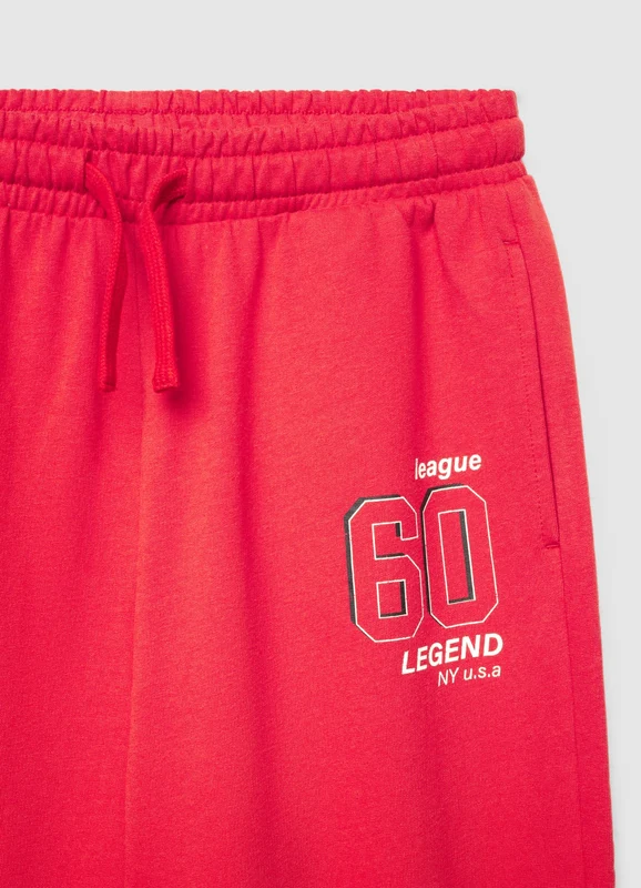 Pantaloni ginnici over lunghi con stampa e coulisse 14+