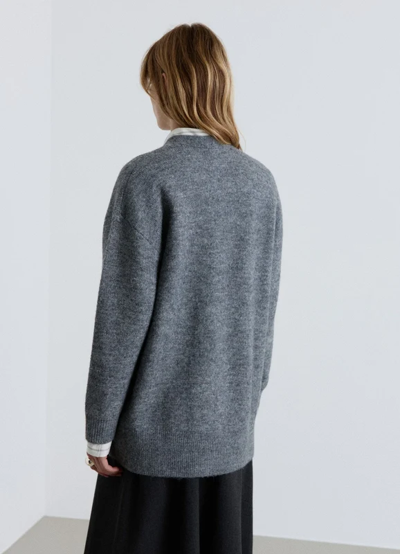 Cardigan over con bottoni XXL