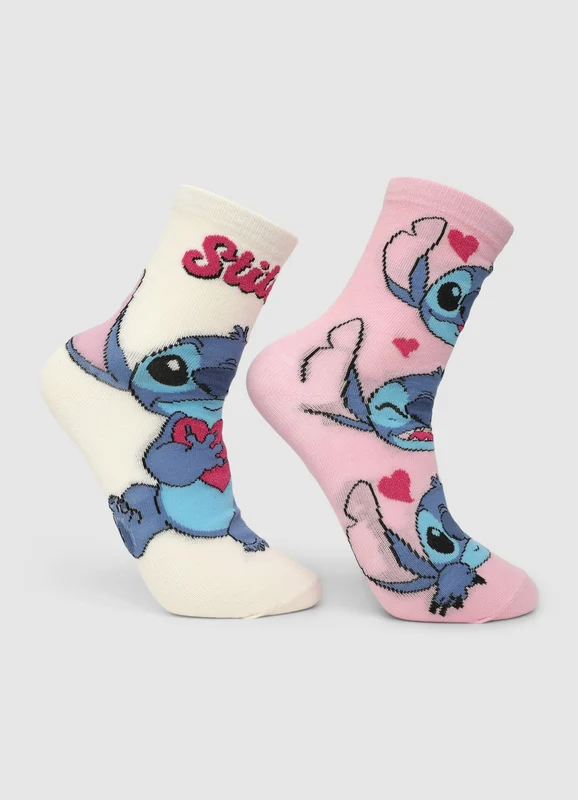 Pack 2 calze con stampa Stitch 8-9