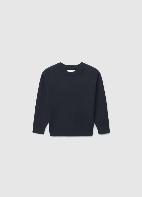 Maglia girocollo a tinta unita 8-9