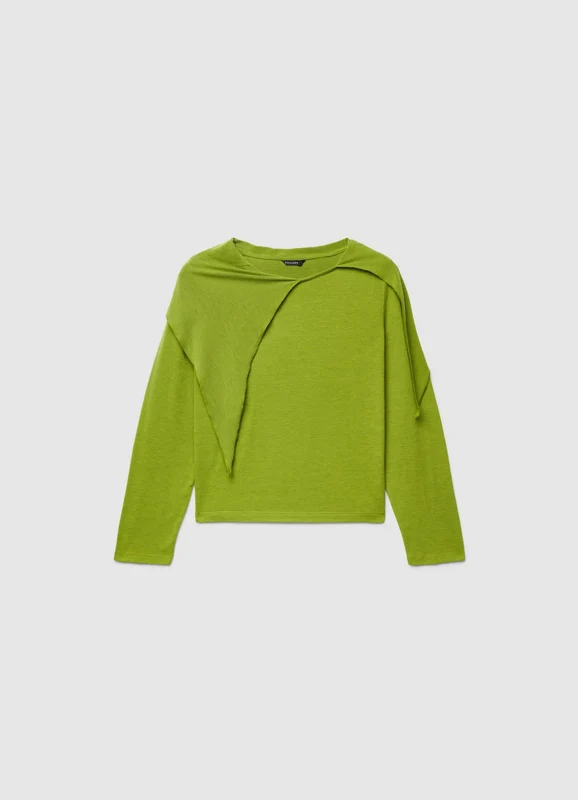 T-shirt con collo nodo 3XL