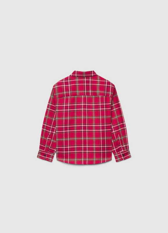 Camicia a quadri con taschino 7-8