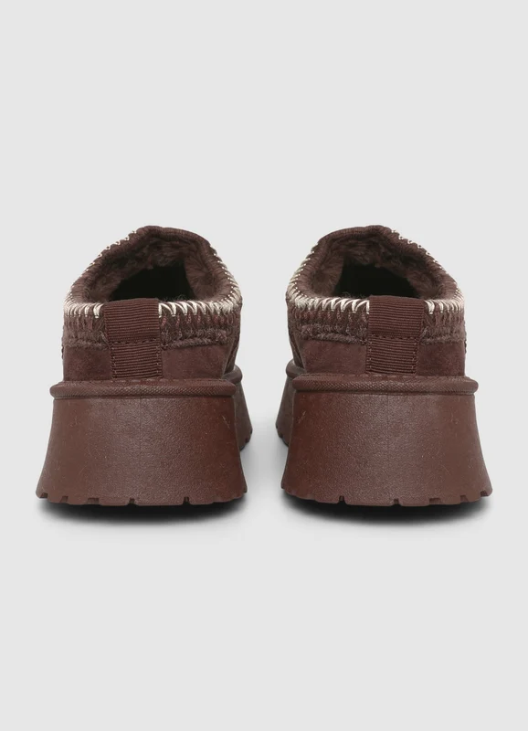 Sabot platform con impunture decorative 40