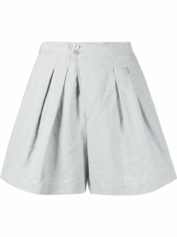 Forte Forte High-Waist Tweed Shorts With Double-Button Closure 3