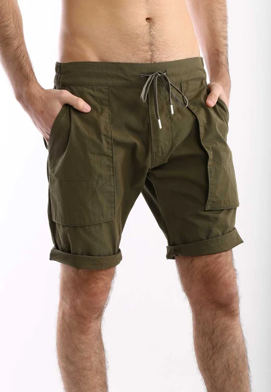 שורט דגמ"ח גברים L / GREEN