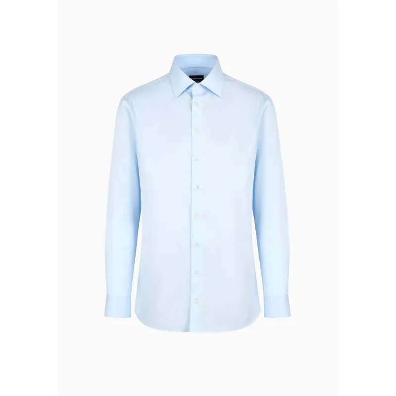 Camisa Regular Fit Azul - 42 IT - 52 BR
