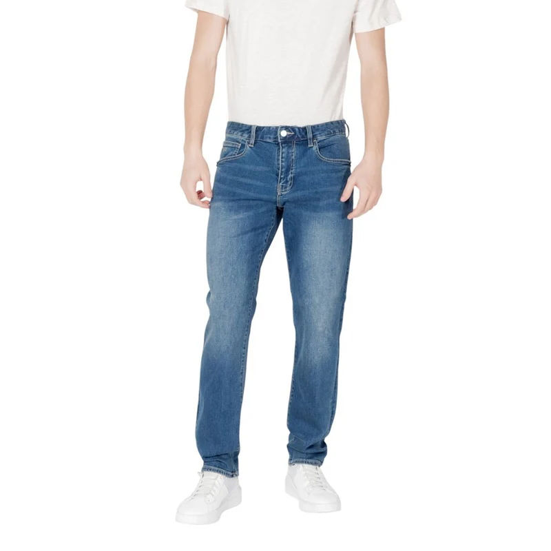 Armani Exchange Blue Cotton Skinny Jeans W28 | L32