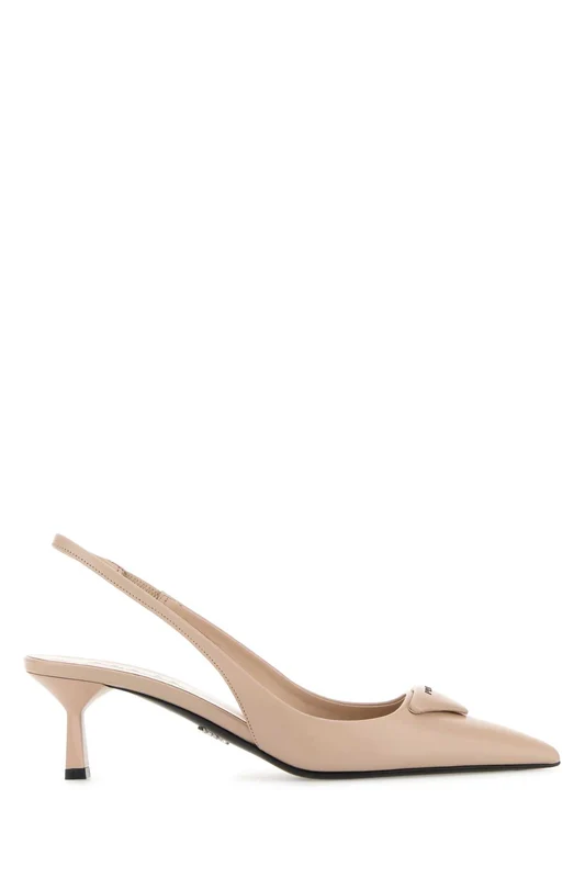 Prada Powder Pink Leather Pumps 39