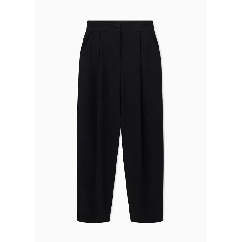 Calça Reta Icon com Logo no Cós Preto - 8 US - 42 BR