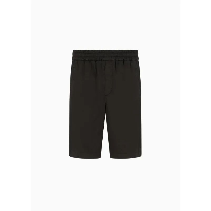 Bermuda em Gabardine Preto - 50 IT - 44 BR