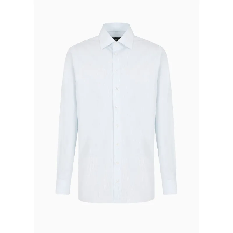 Camisa Regular Fit Azul Claro - 42 IT - 52 BR