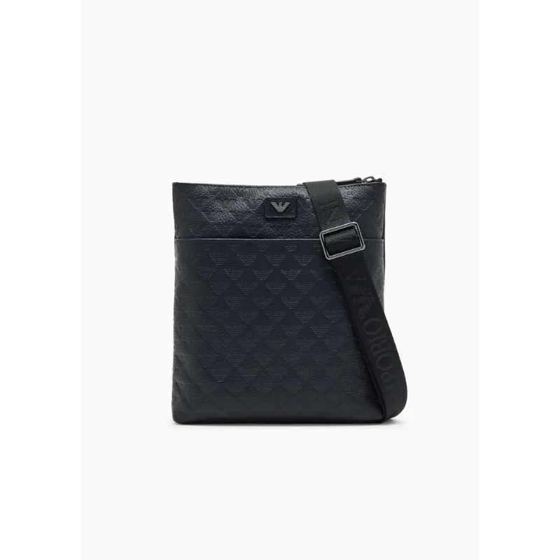 Bolsa em Couro com Logo Preto - U