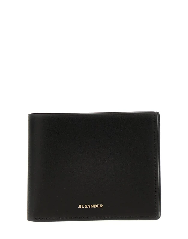 Jil Sander Leather Wallet With Zipped Pocket
