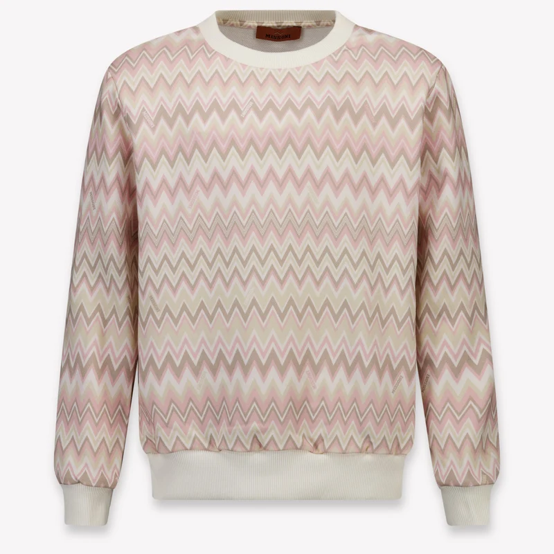 Missoni Kinder Meisjes Trui In Licht Roze 6 Jaar