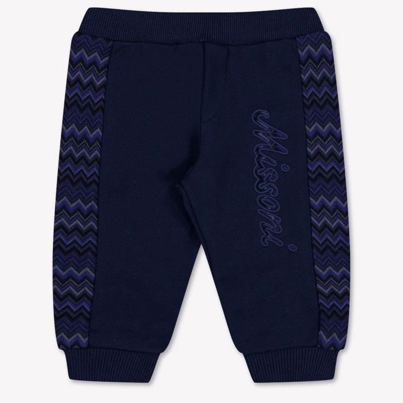 Missoni Baby Jongens Broek In Navy 18 Maanden