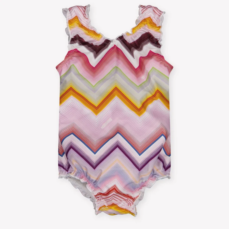 Missoni Baby Meisjes Zwemkleding In Licht Roze 24 Maanden