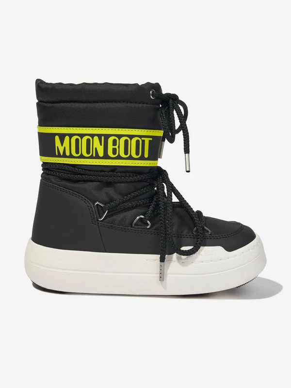 Moon Boot Kids JR Park Boots in Black Black / EU 30 UK 12
