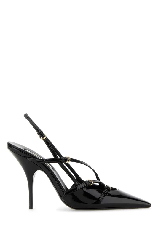 Miu Miu Black Leather Pumps 38