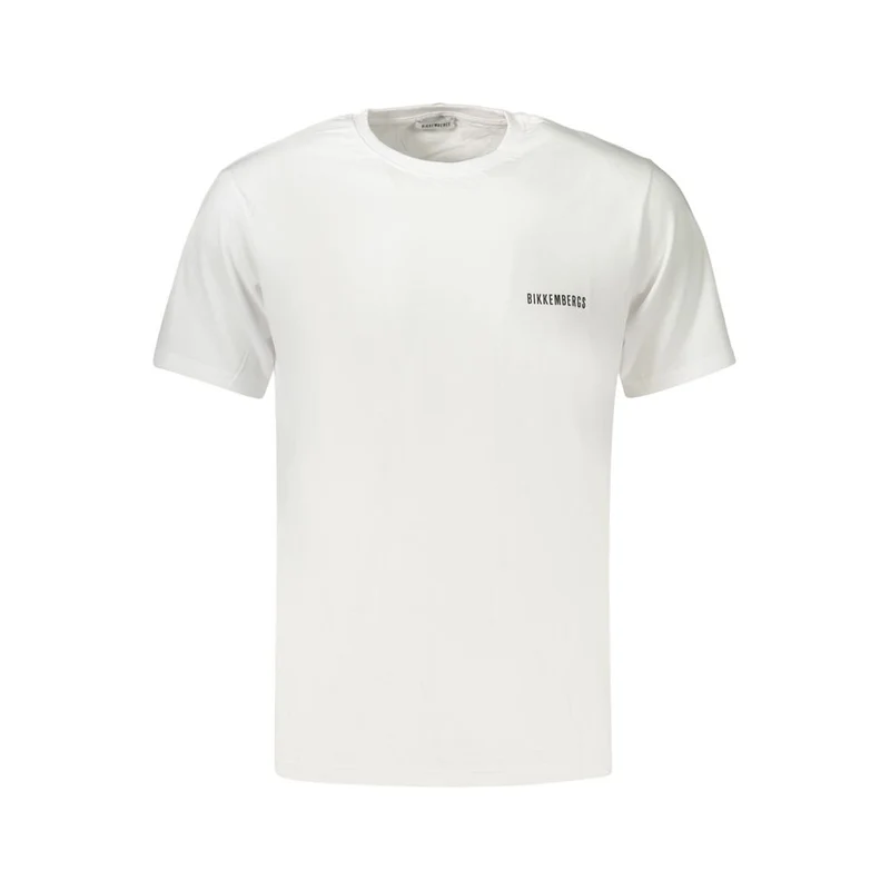 Bikkembergs White Cotton Men's T-Shirt S