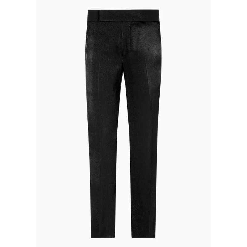 Calça em Viscose Preto - 50 IT - 44 BR