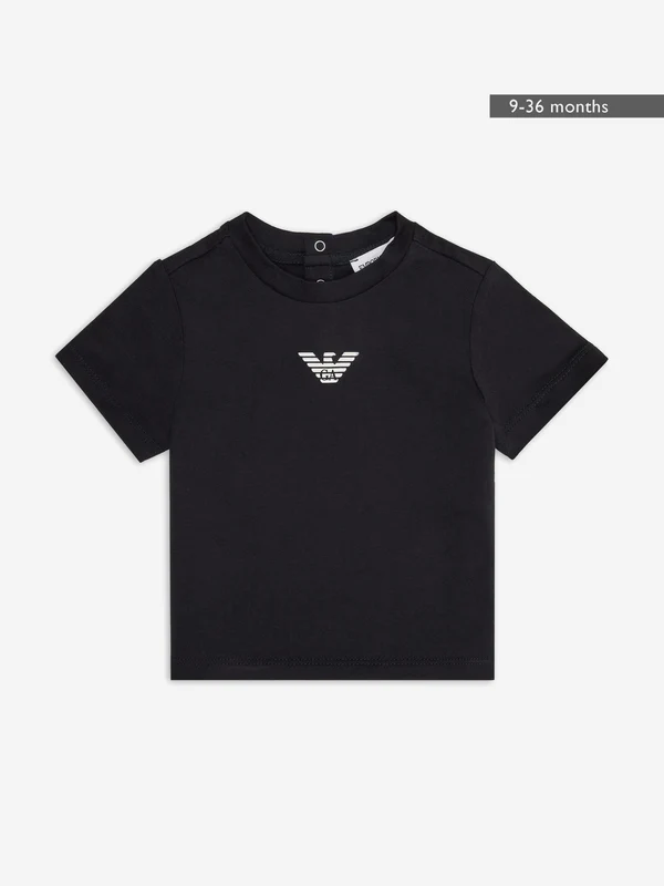 Emporio Armani Baby Boys Essential T-Shirt in Navy Navy / 24 Mths