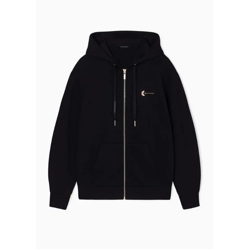 Moletom em French Terry de Algodão Preto - XS