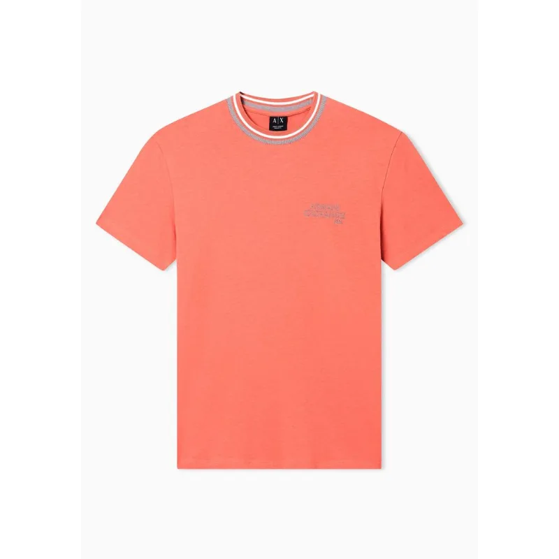 Camiseta Regular Fit de Algodão Laranja - M