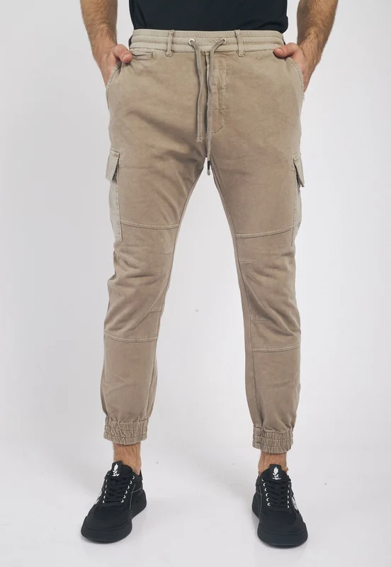מכנסי קרגו גברים GRAY / XL