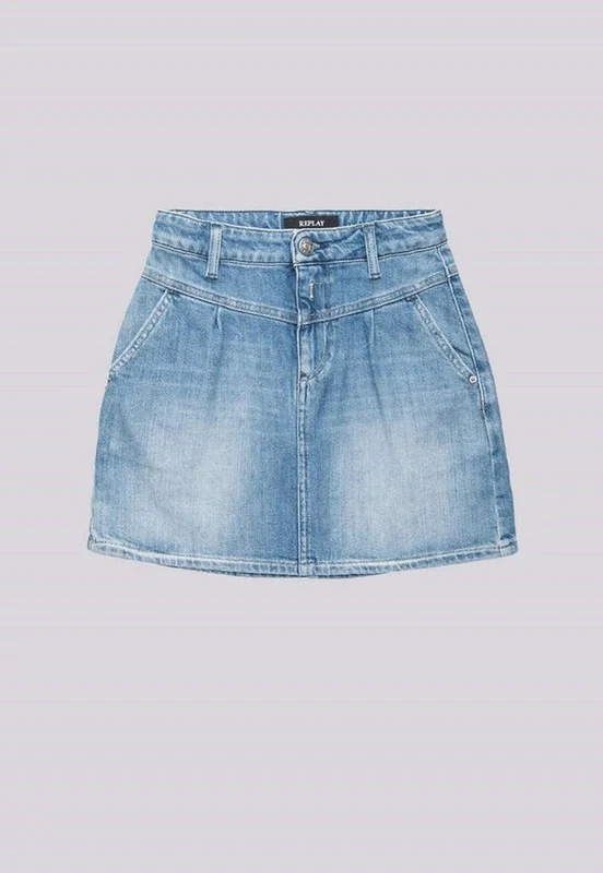 חצאית ג'ינס קצרה לילדות BLUE / 6