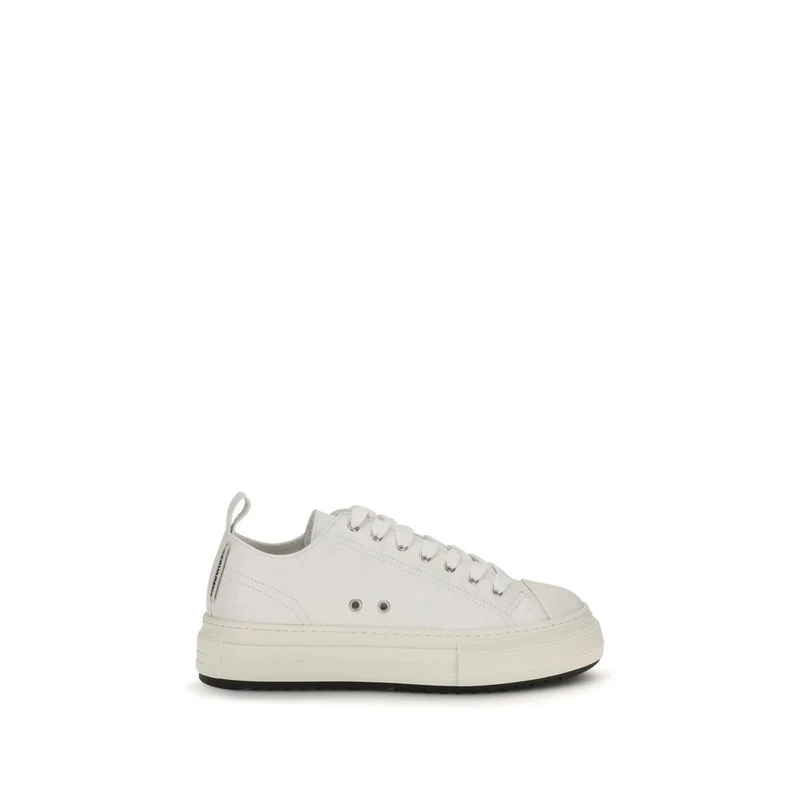 Dsquared² White Polyethylene Platform Sneakers EU44/US11
