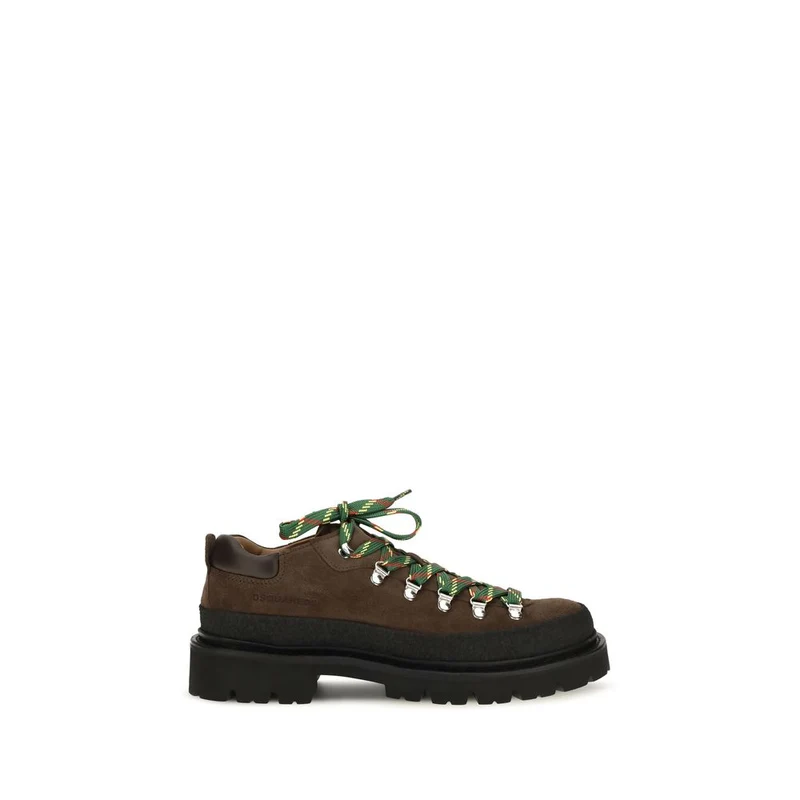 Dsquared² Brown Calf Leather Bos Taurus Lace-Up Boots EU44/US11
