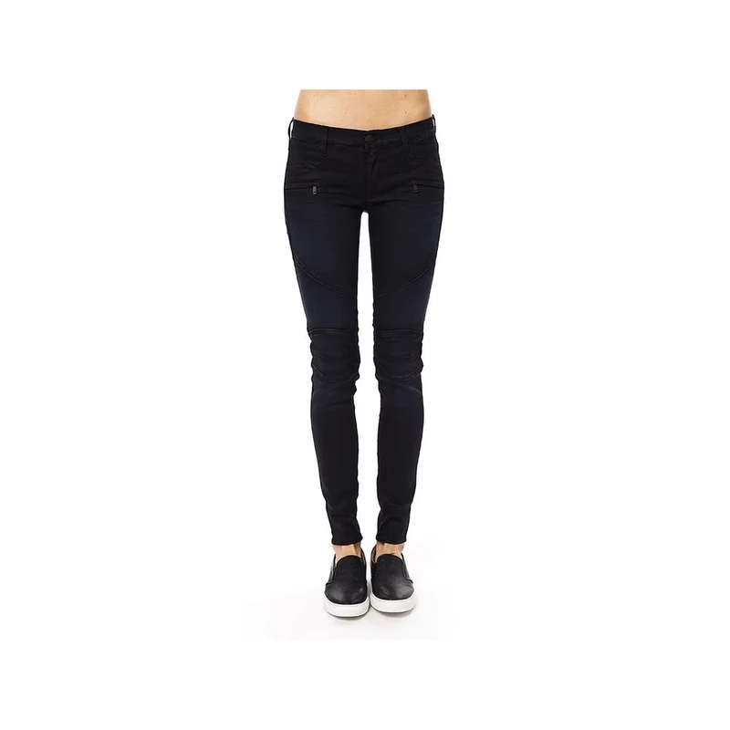Gas Blue Cotton Skinny Pants 23