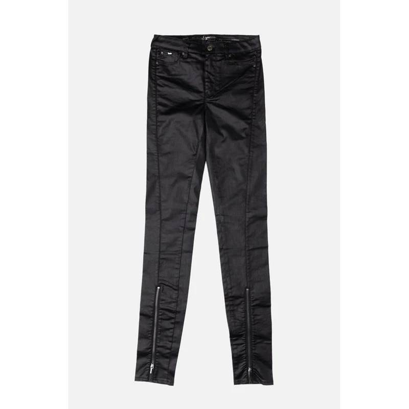 Gas Black Cotton Skinny Jeans 27