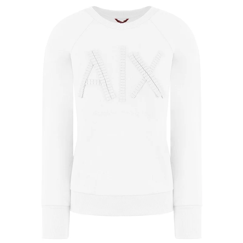 Armani Exchange Womens Optic White Sweater S