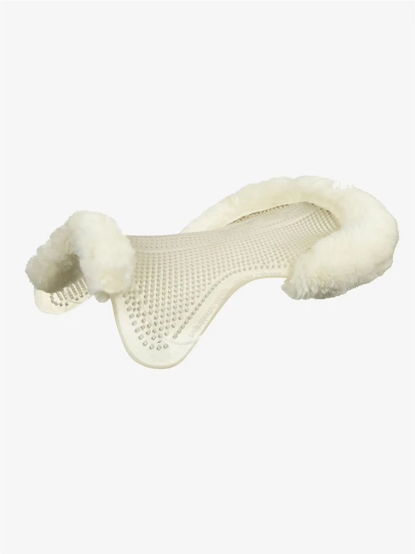LeMieux Just Gel Lambskin Half Pad Medium / White