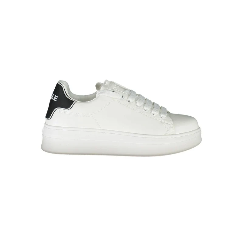 Gaelle Paris Bianco Polyurethane Women Sneaker EU35/US5
