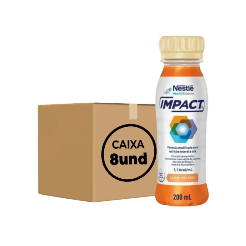 Impact Pêssego 200ML (CX C/08 Unds) - Nestlé