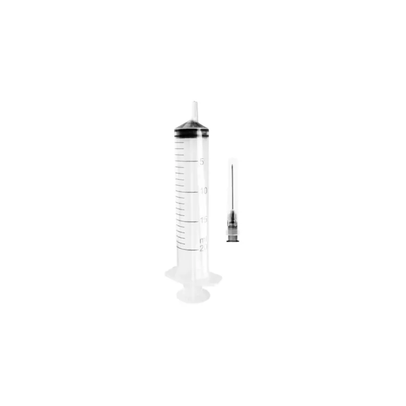Seringa Descartável 20 ML com Agulha 25X7 Bico Slip (KIT C/10 Unds) - SR