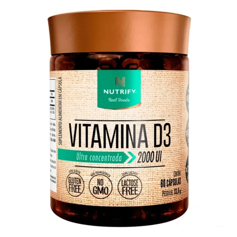 Vitamin D3 60 Caps - Nutrify