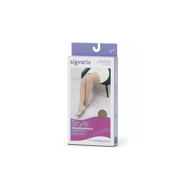 Meia 7/8 782 20-30 P Normal Natural PÉ Aberto Ever Sheer - Sigvaris