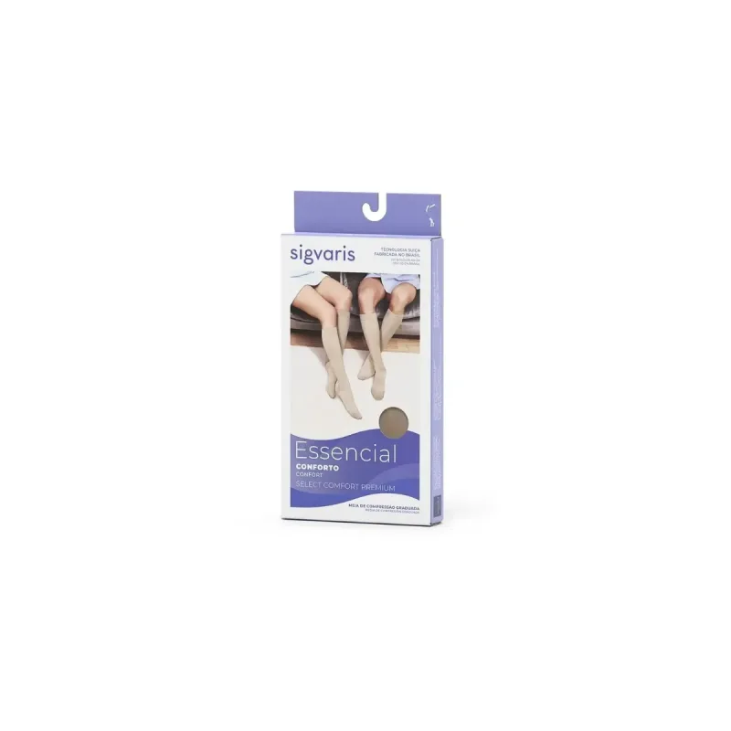 Meia Calca 862P 20-30 M Longa Natural PA - Sigvaris