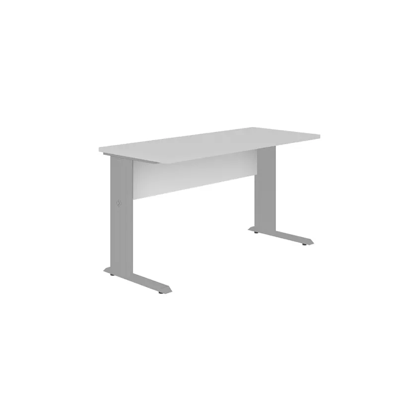 Mesa de Escritório Retangular Light Cinza - Gebbwork