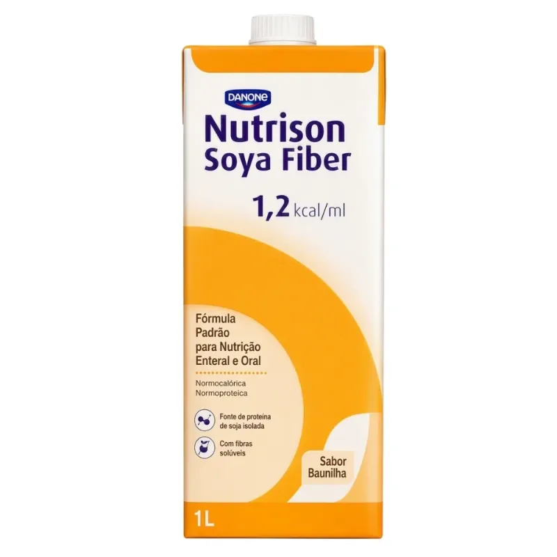 Baunilha 1L (CX C/12 UND) - Danone Nutrison Soya 1.2
