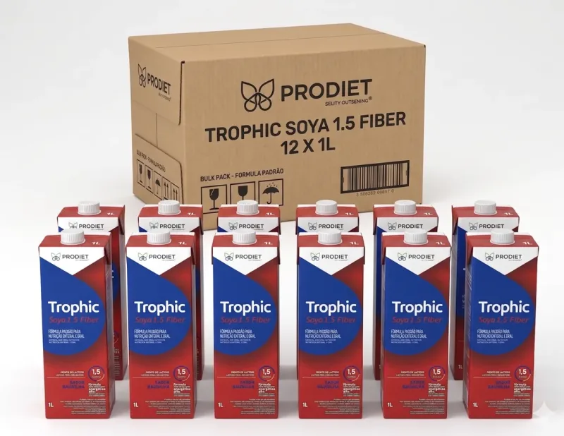 Trophic Soya Fiber 1.5 Baunilha 1L (CX C/12) - Prodiet