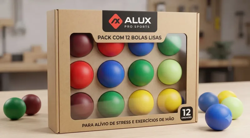 Bola Para Fisioterapia Macia (CX C/12 Unidades) - Alux