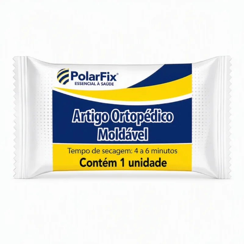 Atadura Gessada 08 CM X 2,0 MT - Polarfix