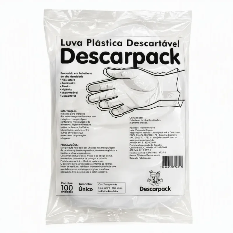 Luva Ginecologica Esteril (CX C/1000) - Descarpack